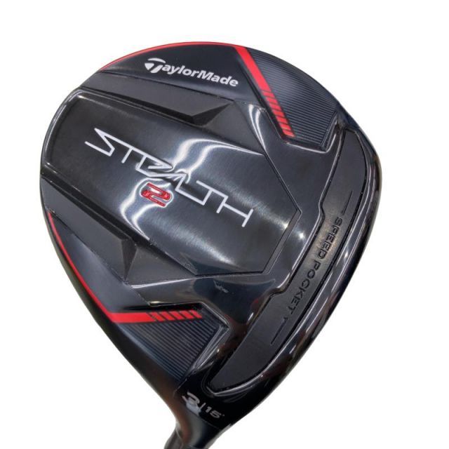 【中古】 テーラーメイド STEALTH2 3W フェアウェイウッド FW TENSEI RED TM50(STEALTH FW) (フレックスS) メンズ 男性用 右利き 右用 Cランク ゴルフクラブ