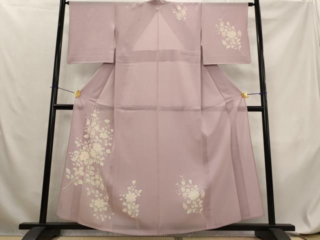 平和屋着物＊夏物　訪問着　絽　手描き　草花文　正絹　逸品　AABL6194st 20,306円