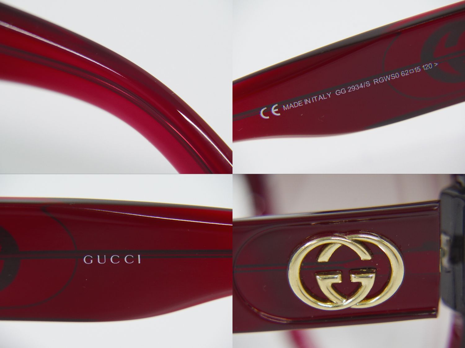 美品GUCCI サングラス グッチ インターロッキングG GG2934/F/S 本物 グッチ GUCCI インターロッキングG サングラス プラスチック