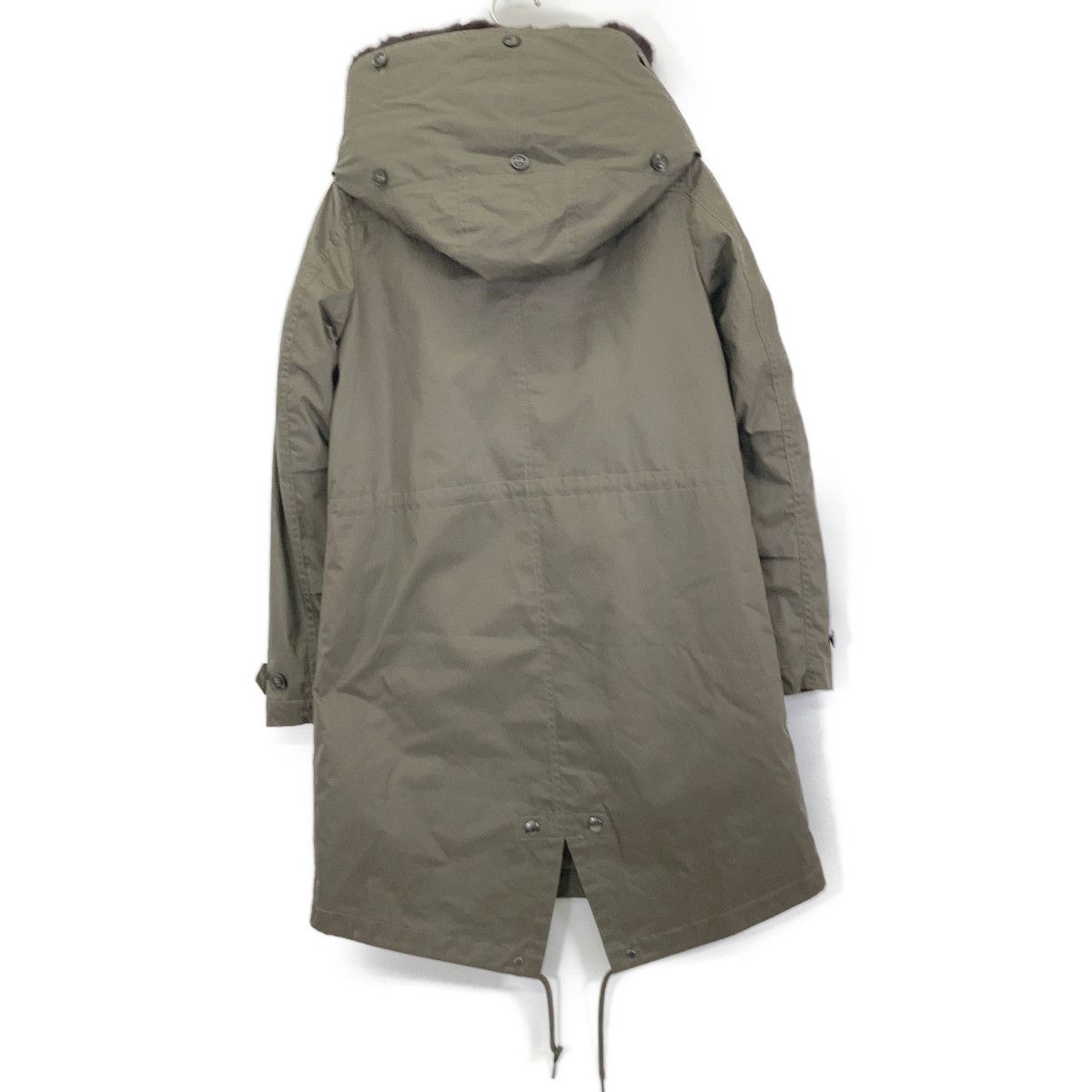 WOOLRICH ラビットファー　中綿ライナー　モッズコート WOOLRICH ウールリッチ 1702151 カーキ ラビットファー ナイロン