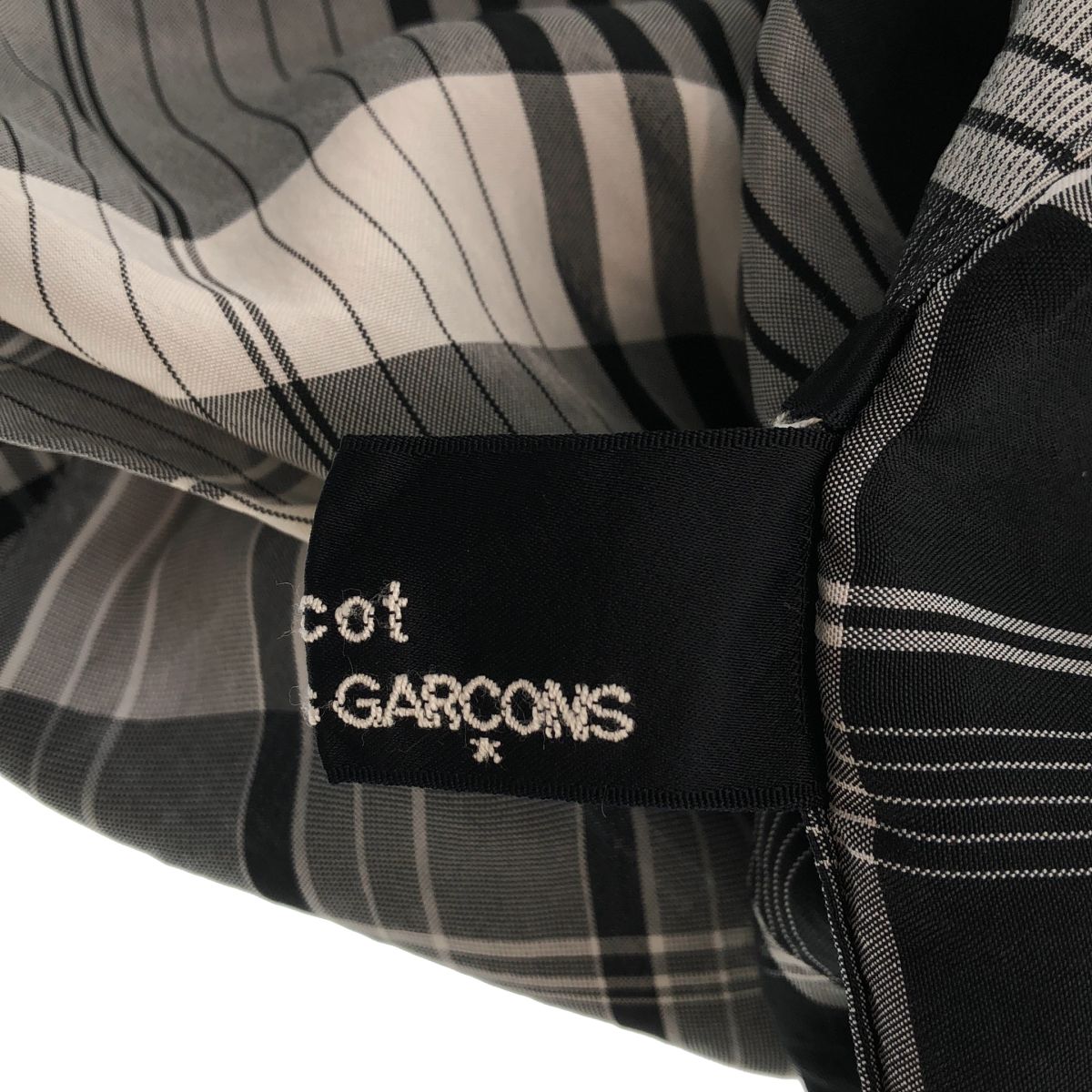 tricot COMME des GARÇONS チェック柄 キャミワンピース tricot COMME des GARCONS / トリココムデギャルソン | 1992AW