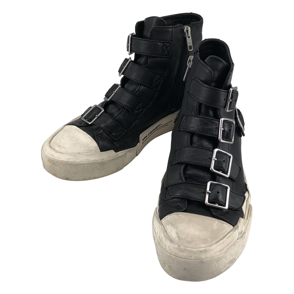 JUNYA WATANABE | ×ASH/Strap High Top Sneakers | 38 | Black | Womens