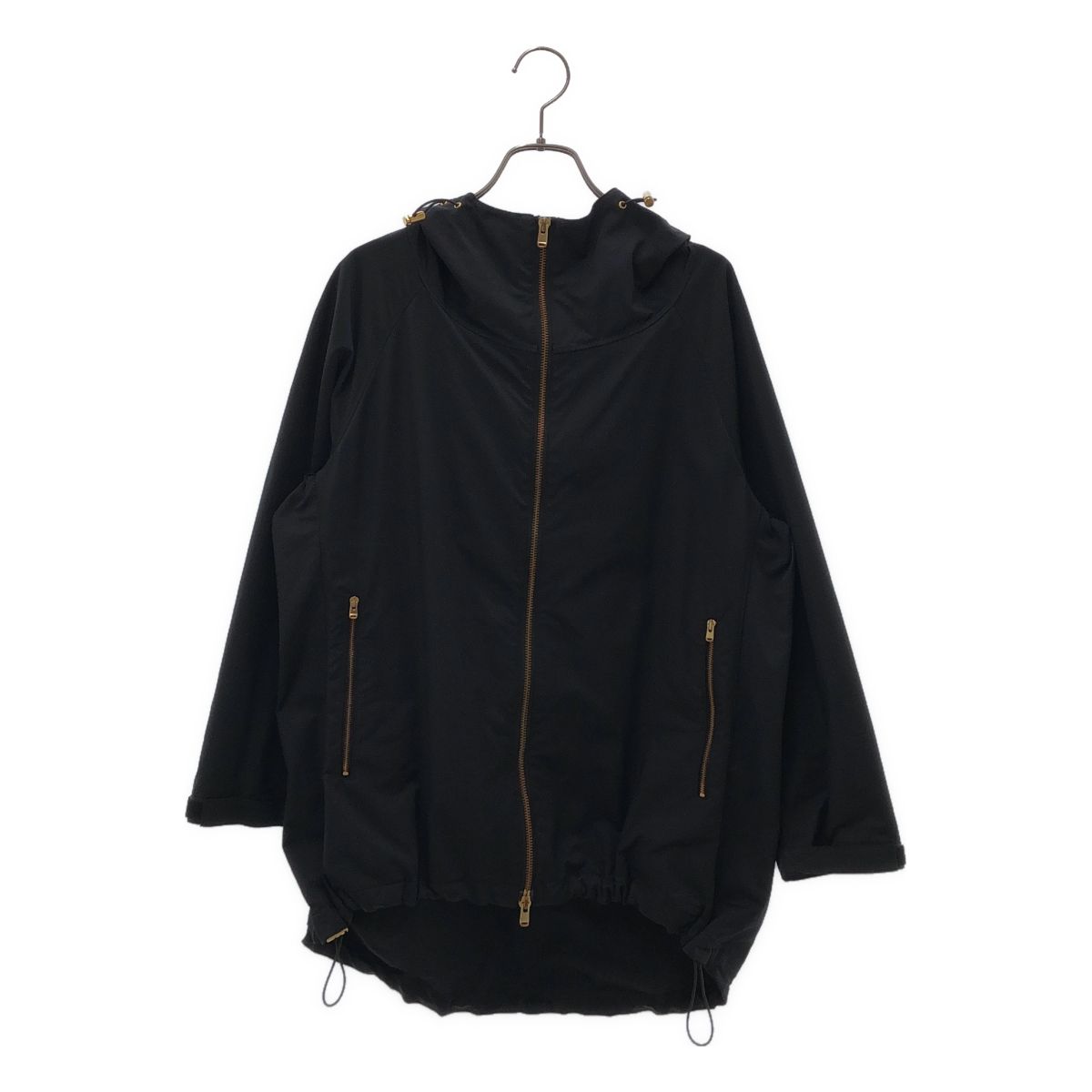 BONJOUR MADAME / ボンジュールマダム | 2020AW | Deuxieme Classe / フルジップ ブルゾン ジャケット フーディ | F | ブラック | レディース