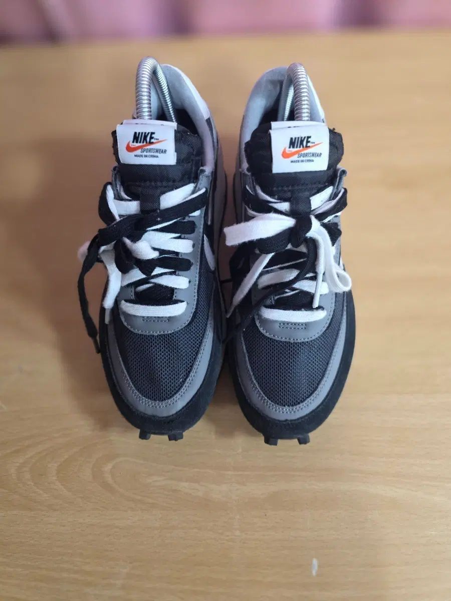 NIKE SACAI ワッフル ブラック グレー サイズ 235