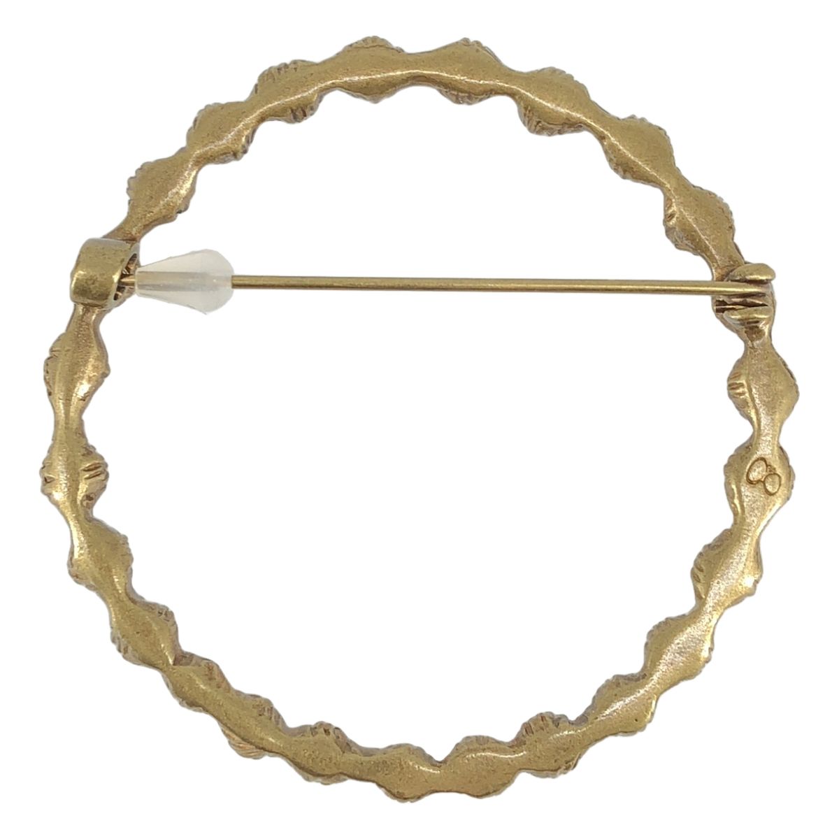 ミナペルホネン tambourine ブローチ アンティークゴールド 新品】 mina perhonen / ミナペルホネン | tambourine / タンバリン