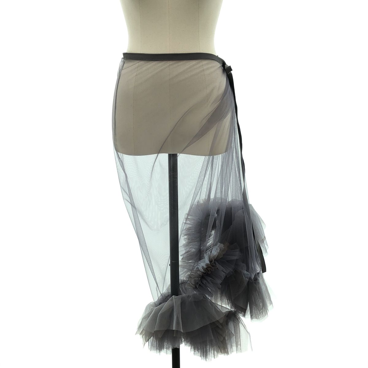 MARGE / マージ | Asymmetry Decorative Wrap skirt スカート | F | グレー | レディース