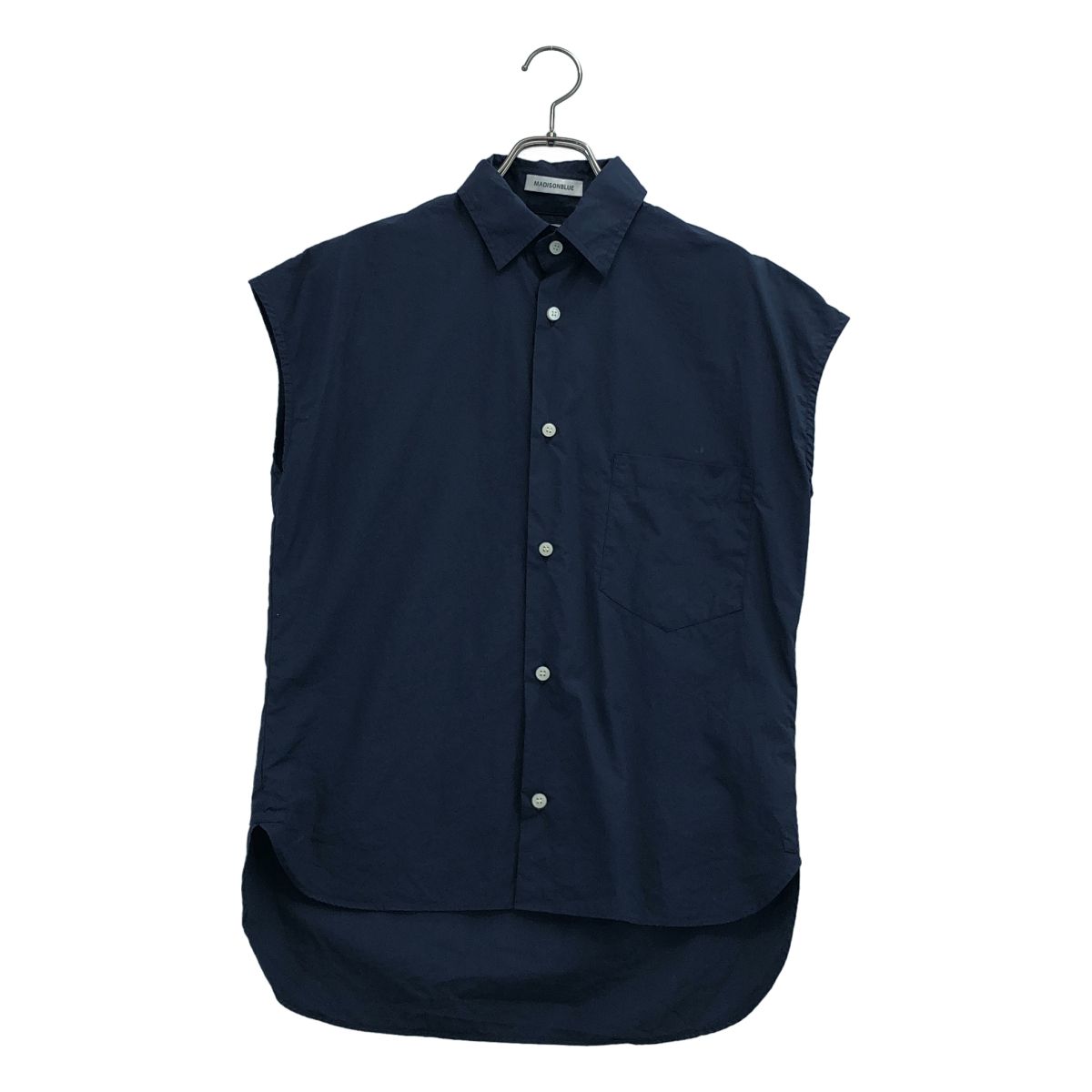 MADISON BLUE / マディソンブルー | J.BRADLEY SLEEVELESS SHIRT シャツ | XXS | ネイビー | レディース