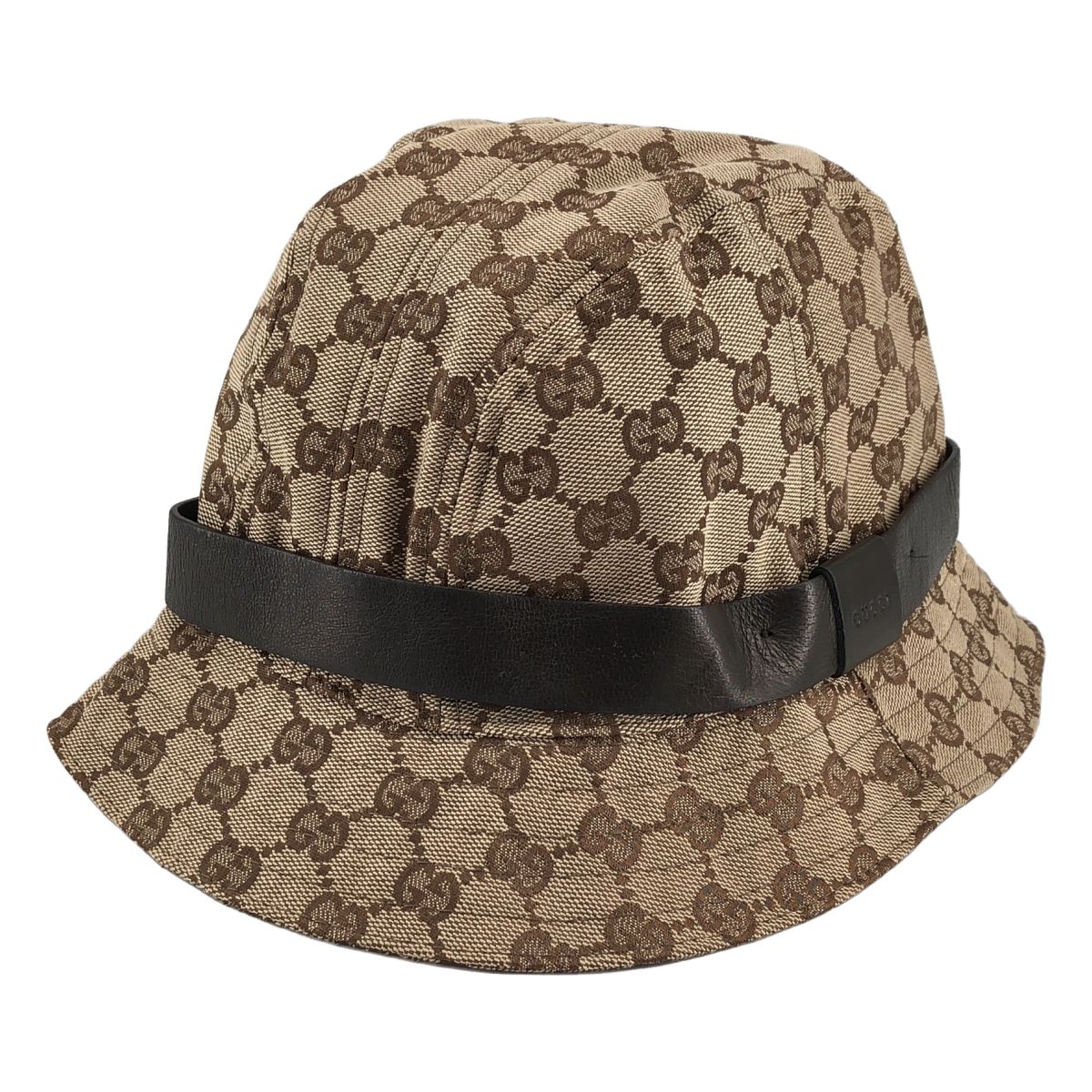 GUCCI / グッチ | GGキャンベス バケットハット | L | ベージュ | レディース