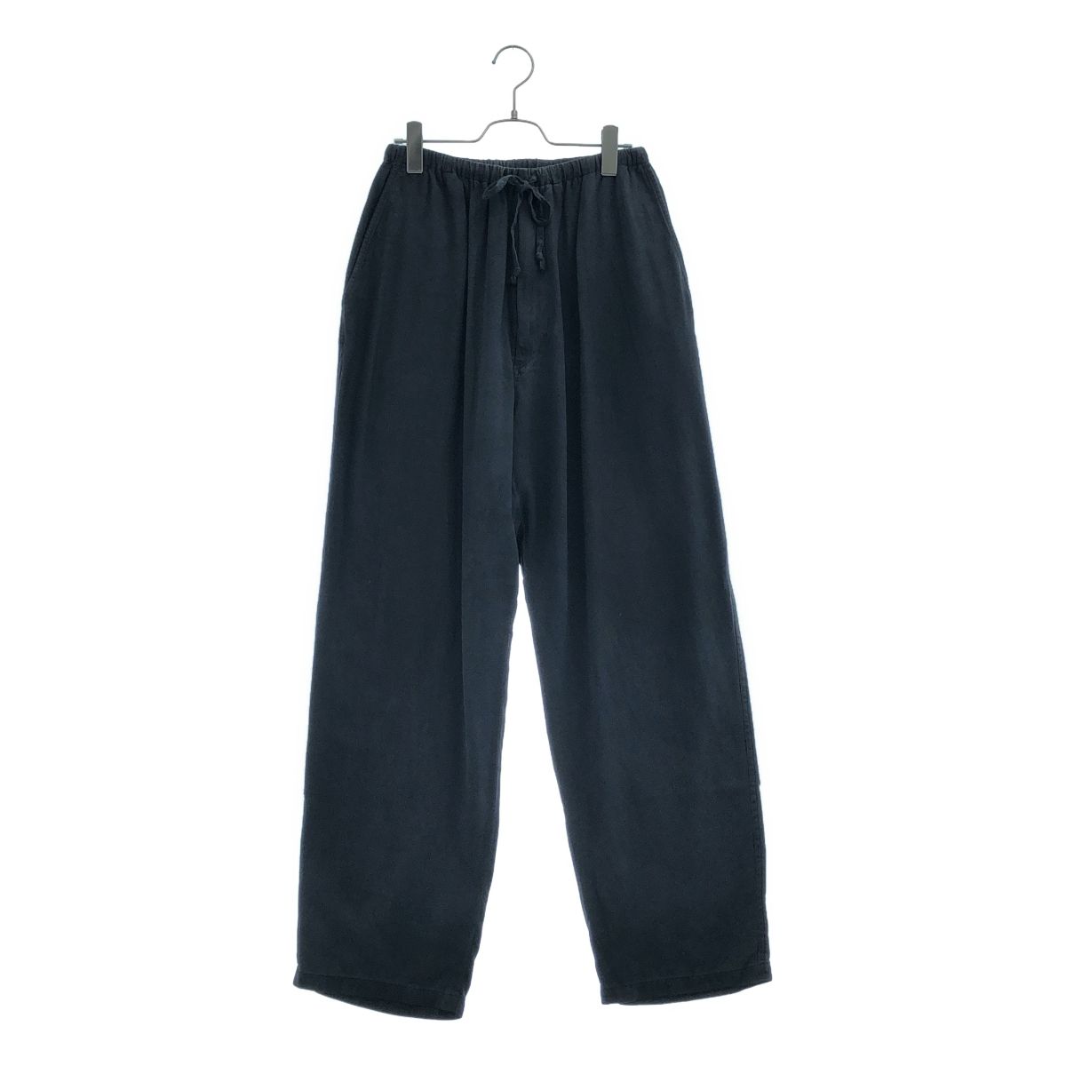 COMOLI / コモリ | 2021AW | シルクネル ドローストリングパンツ | 2 | ブラック | メンズ 16,612円