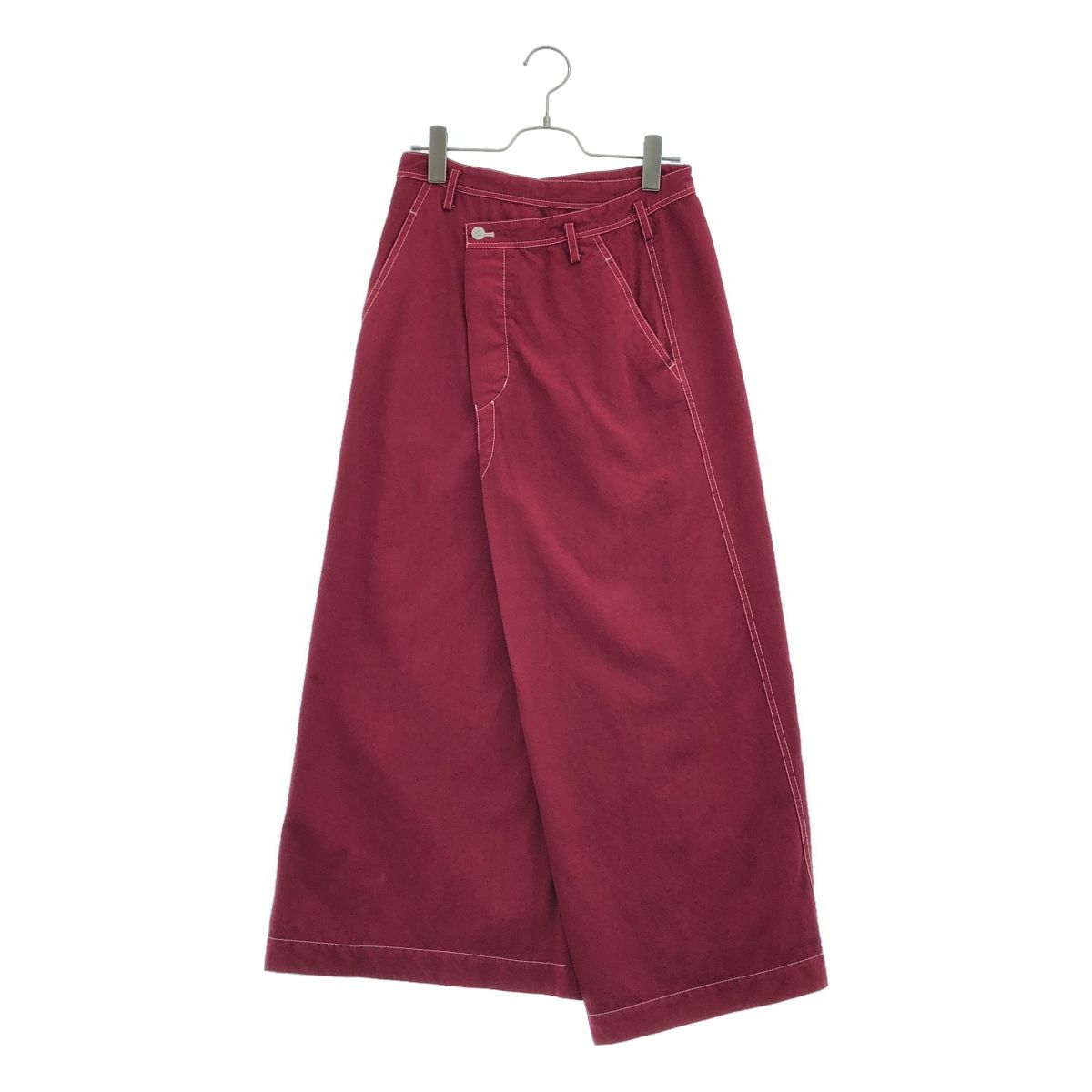 tricot COMME des GARCONS / トリココムデギャルソン | 1994SS | ウール ステッチデザイン ラップスカート | M | レッド系 | レディース 9,023円