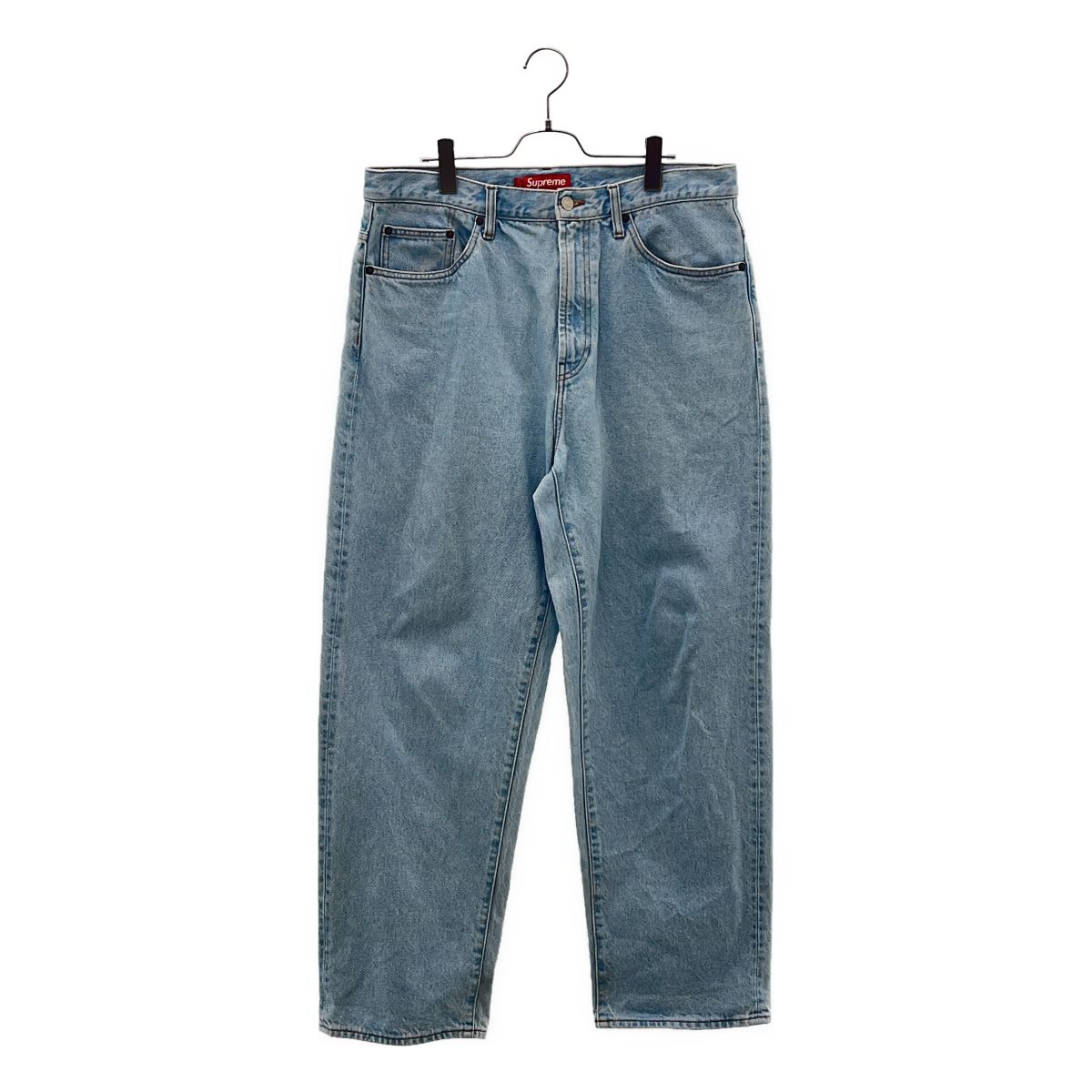 SUPREME / シュプリーム | 2024SS | Baggy Jean / バックロゴ バギージーンズ デニムパンツ | 32 | ペールブルー | メンズ