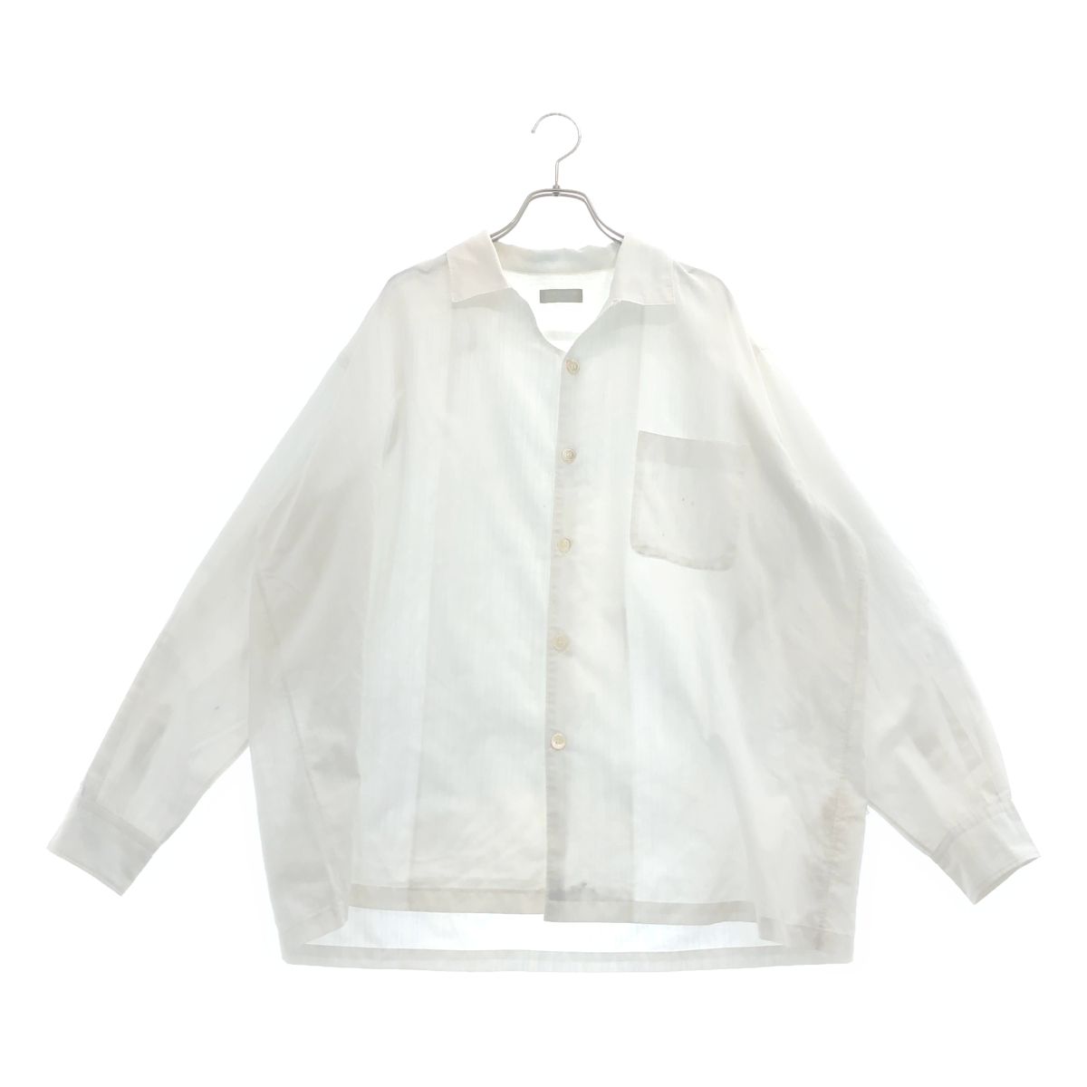 COMME des GARCONS HOMME / コムデギャルソンオム | 1998AW | ストライプ オーバーシルエット シャツ | ホワイト | メンズ