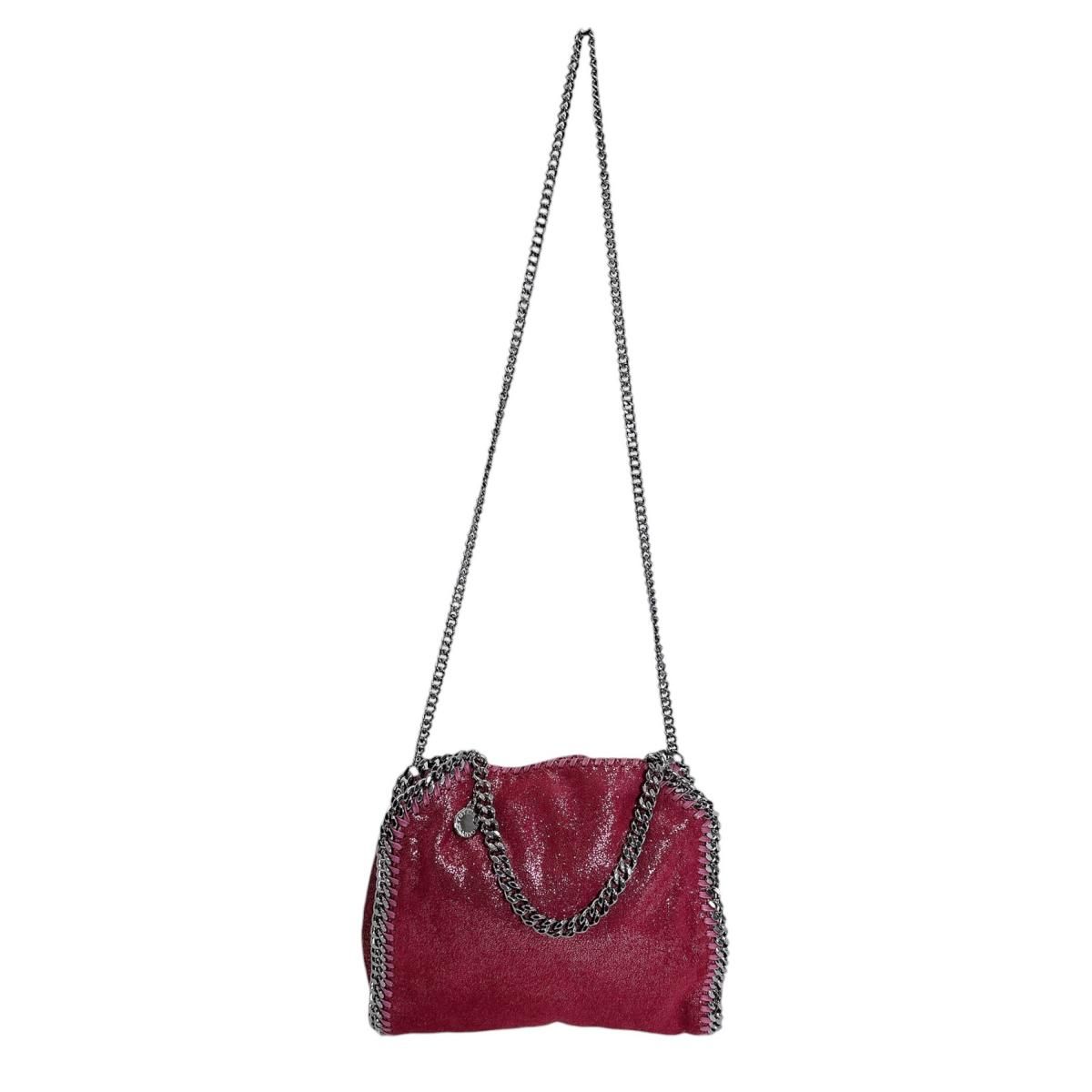ステラマッカートニー 371223 W9056 ミニトートバッグ 斜めがけ ファラベラ ショルダーバッグ Stella McCartney ピンク