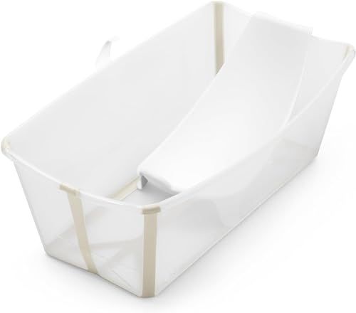 Stokke(ストッケ)【公式】ベビーバス 【本体+ニューボーン セット】 フレキシバス 沐浴 折り畳み 折りたたみ 赤ちゃん お風呂 新生児から4歳頃まで サンディベージュ ベビー用家具 新生児をしっかりサポート バスタイムより快適 すべり e58407b3