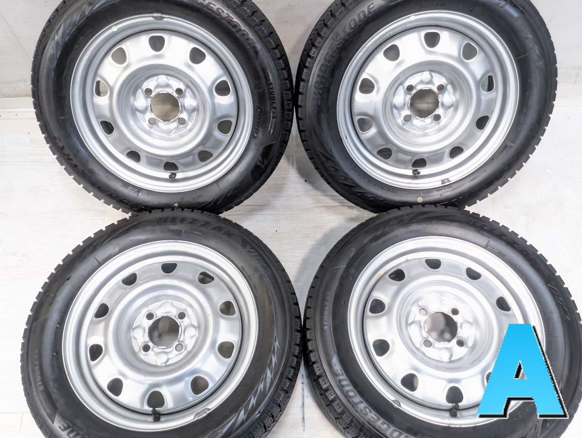 185/60R15 ブリヂストン ブリザック VRX2 　 TOPY M60 15x5.5 100-4穴 中古タイヤ スタッドレスタイヤ ホイールセット 4本セット w15260728004