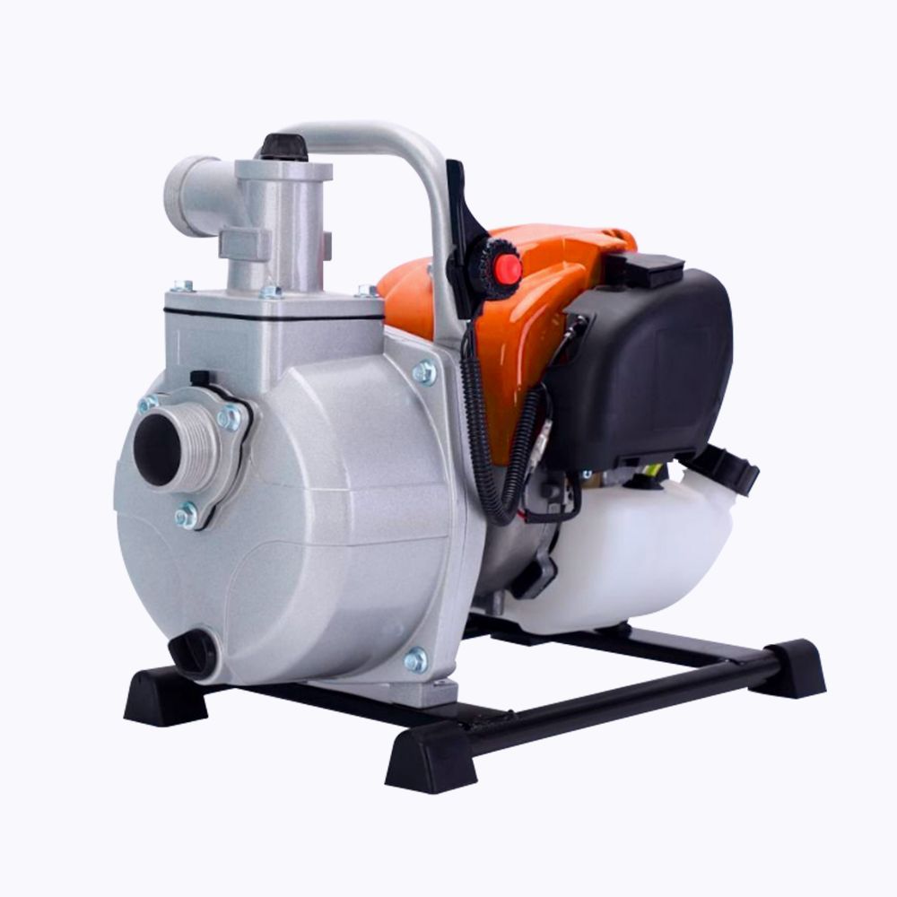 【送料無料】エンジンポンプ 2サイクル 2ストローク 全揚程30m 最大出力1.45kw 最大吐出量200L/min 口径40mm 吸水ポンプ 給水ポンプ エンジン式 水害 農業 揚水 コード:54763
