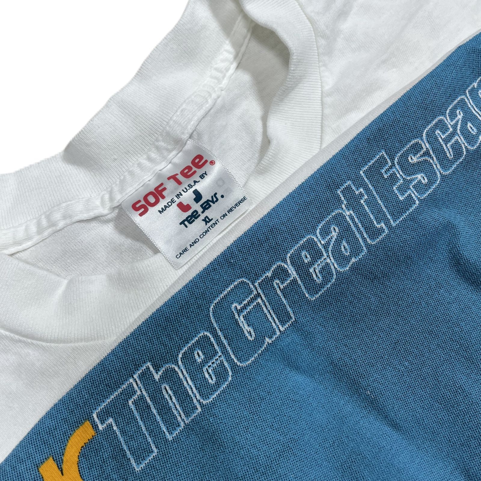 Blur ブラー レアグッズ 英国 完売 Tシャツ 白 ハンバーガー レア XL