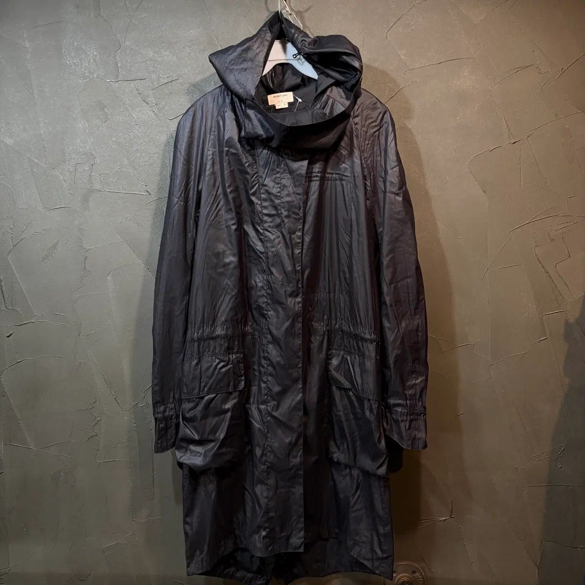 S ヘルムート・ラング HELMUT LANG ポリエステル liquid breaker 2way ジャケット
