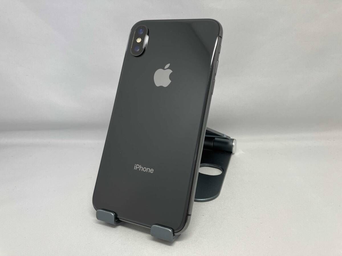 docomo 【SIMロックなし】MQAX2J/A iPhone X 64GB スペｰスグレイ docomo