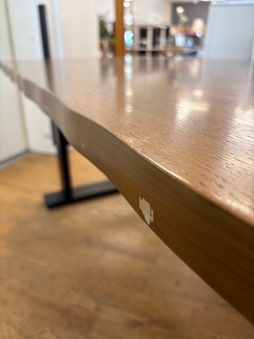 M058 大川家具 ダイニングテーブル 幅1800mm 木製 - メルカリ