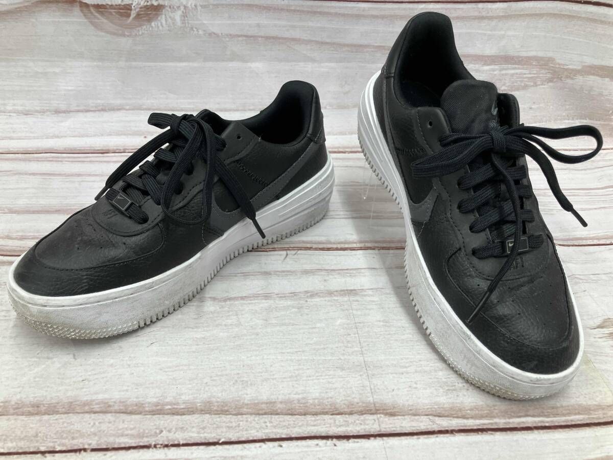 NIKE ナイキ スニーカー AIR FORCE 1 PLT.AF.ORM 24.5cm ブラック系