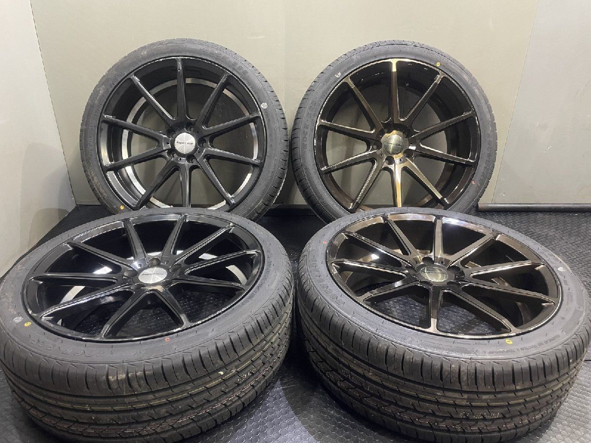 タイヤ新品 26年製 バランス済【ROCKBLADE 245/40R20】夏タイヤ【ハイペリオンCVX 20インチ 8.5J5HPCD114.3+35】アルファード等　(VTH390)
