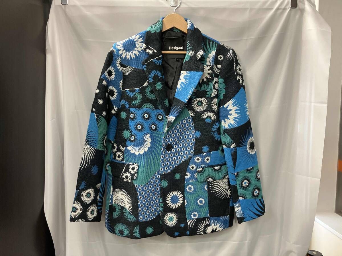Desigual/テーラードジャケット/Jacquard Patchwork Blazer Jacket 6,864円