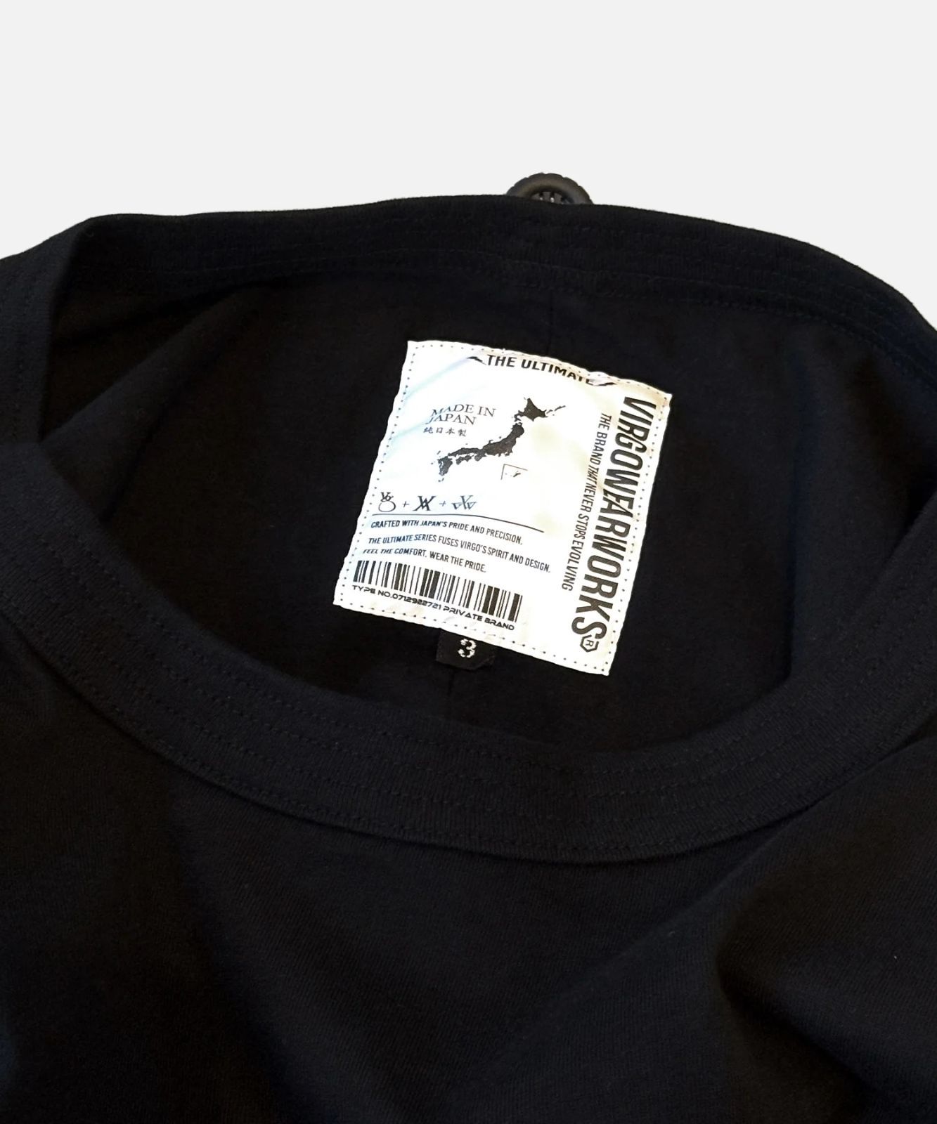 VIRGOwearworks Tシャツ 半袖 7分袖カットソー メンズ レディース おしゃれ ブランド ULTIMATE [Q] HAUTE 日本製 モダール生地 着心地いい VG-CUT-516【お取り寄せ】