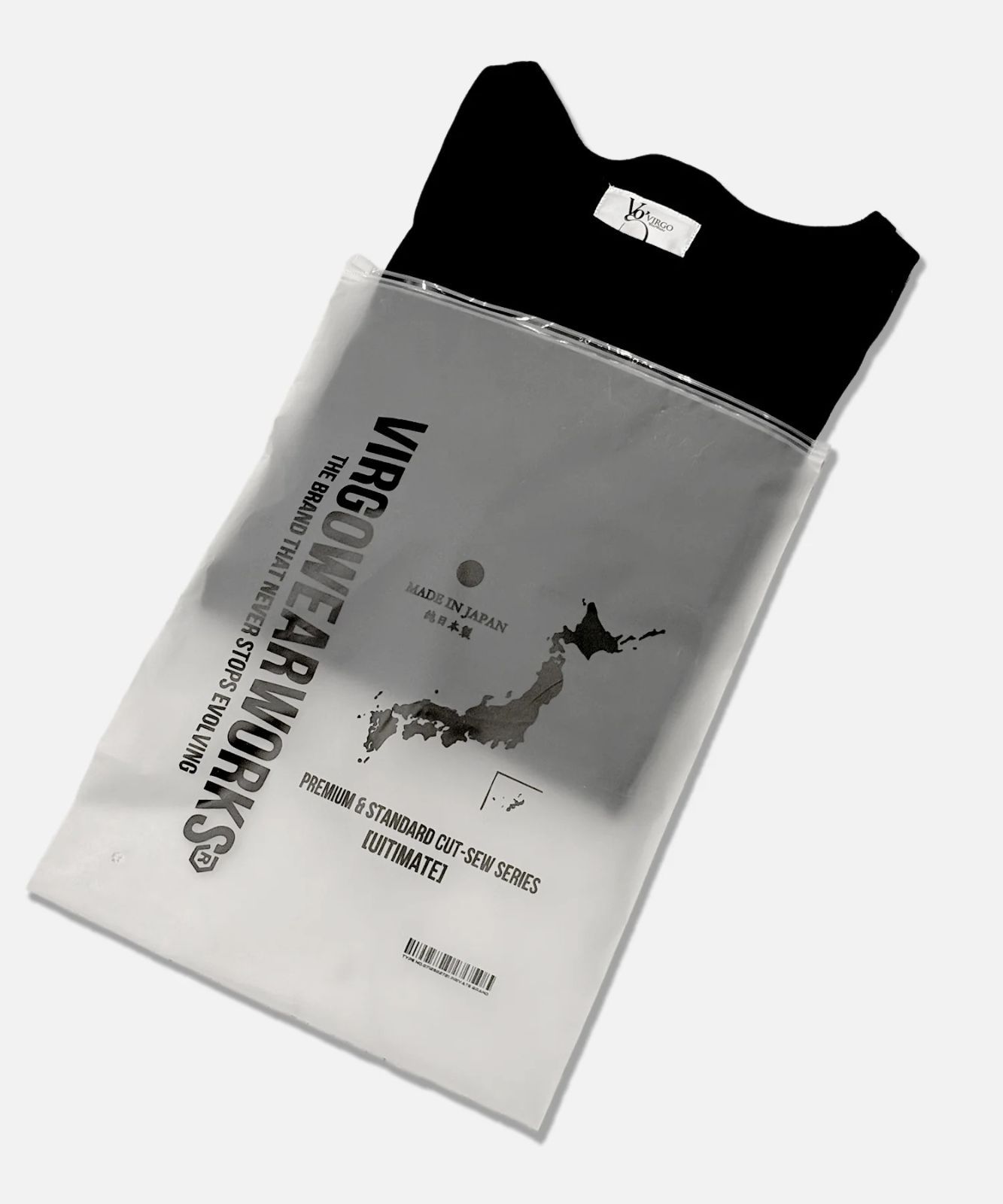 VIRGOwearworks Tシャツ 半袖 7分袖カットソー メンズ レディース おしゃれ ブランド ULTIMATE [Q] HAUTE 日本製 モダール生地 着心地いい VG-CUT-516【お取り寄せ】