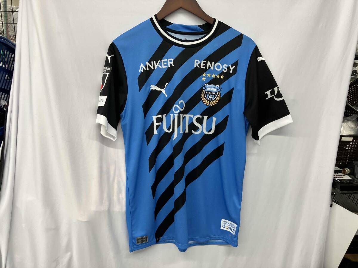 川崎フロンターレ2023 ホーム ユニフォーム PUMA プーマ 山村和也 選手 背番号 31 サッカー ユニフォーム サイズ L
