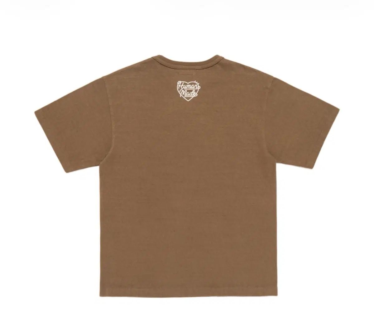 新品 HUMAN MADE ヒューマンメイド ロゴ 半袖 (オリーブ large)