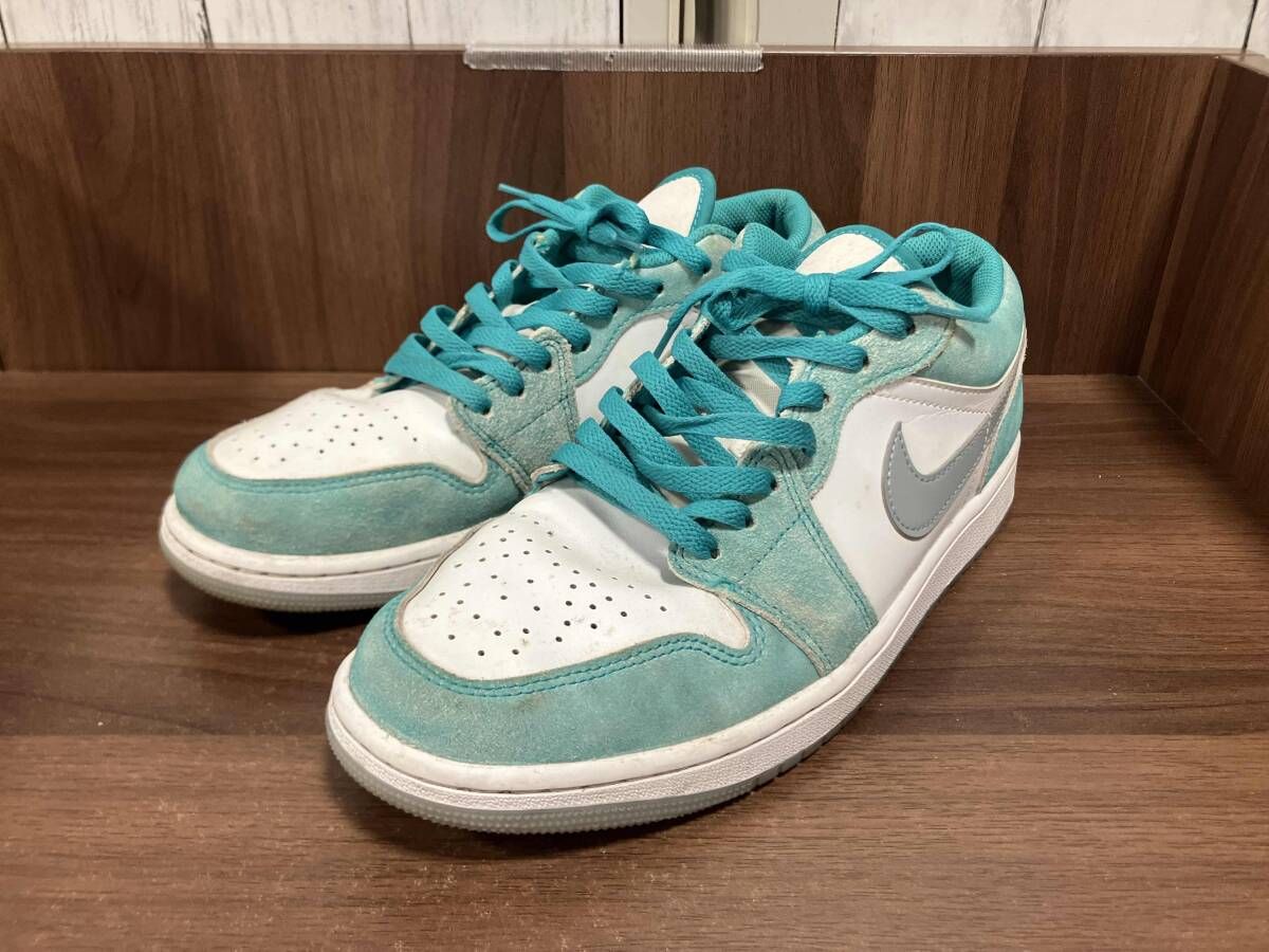 NIKE スニーカー DN3705-301 Nike Air Jordan 1 Low SE New Emerald ナイキ エアジョーダン1 ロー SE ニューエメラルド 27.5cm