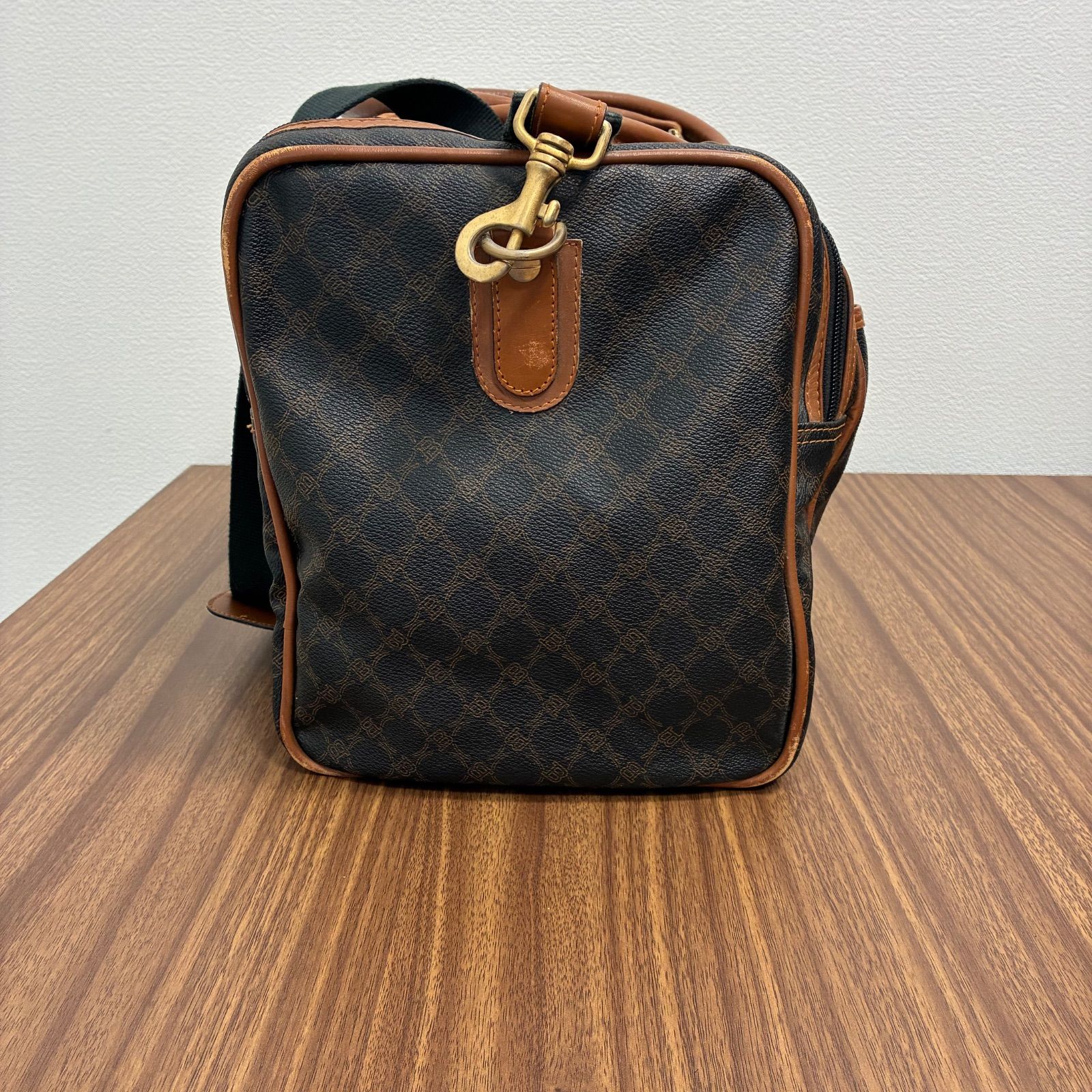 i8103） BALLY バリー ヴィンテージ モノグラム柄 ボストンバッグ