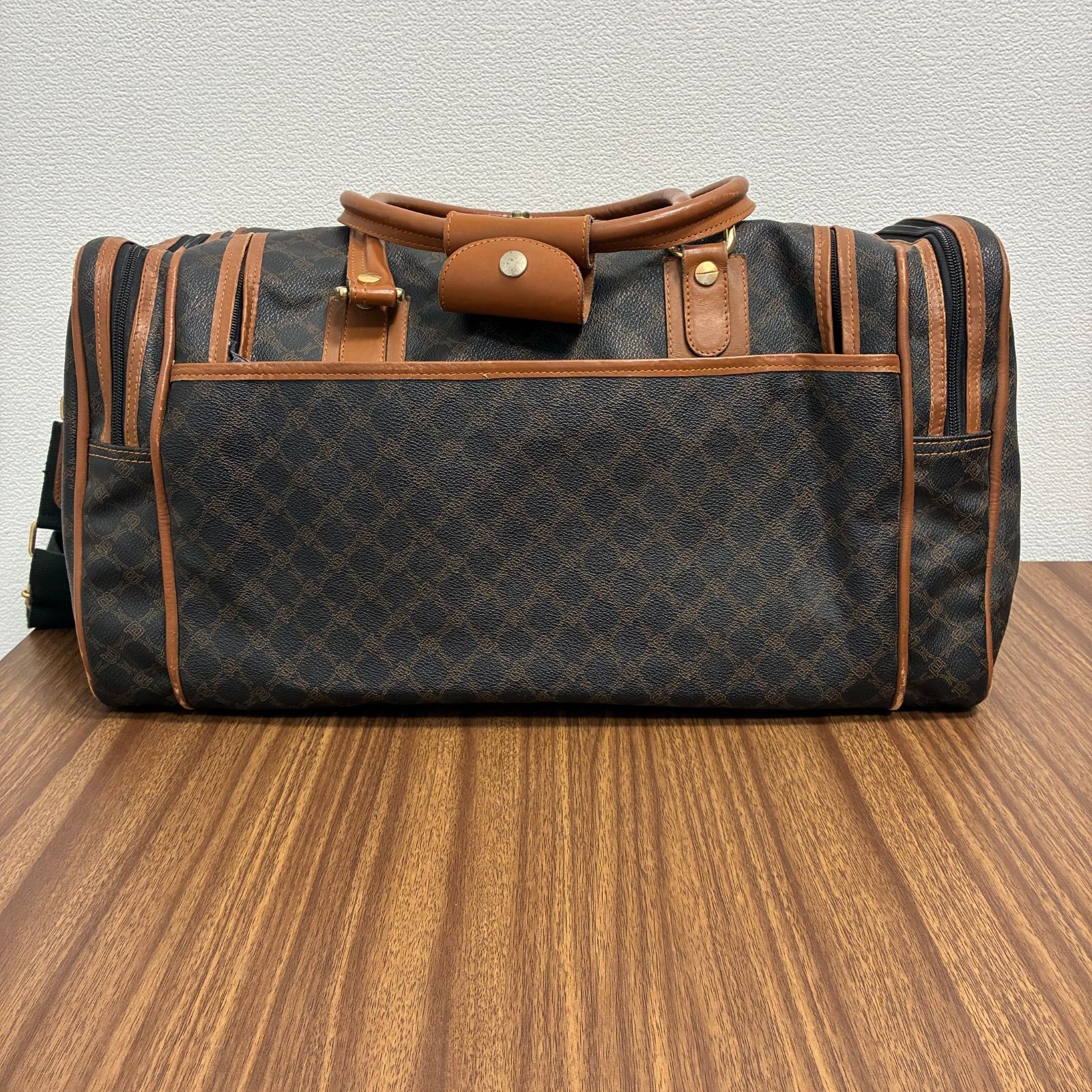 i8103） BALLY バリー ヴィンテージ モノグラム柄 ボストンバッグ