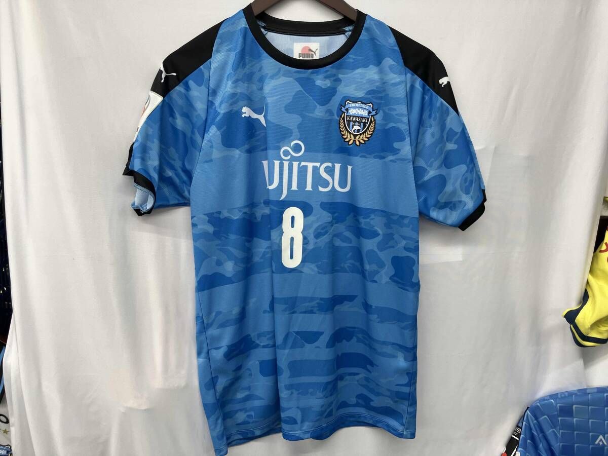ユニフォーム PUMA ユニフォーム サイズ L 川崎フロンターレ 2022 橘田健人選手 背番号 8 プーマ サイズ L