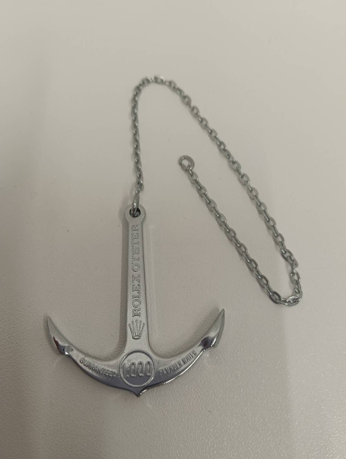 [Used goods] ROLEX Rolex anchor squid motif anchor charm key chain silver fashion accessory novelty current item