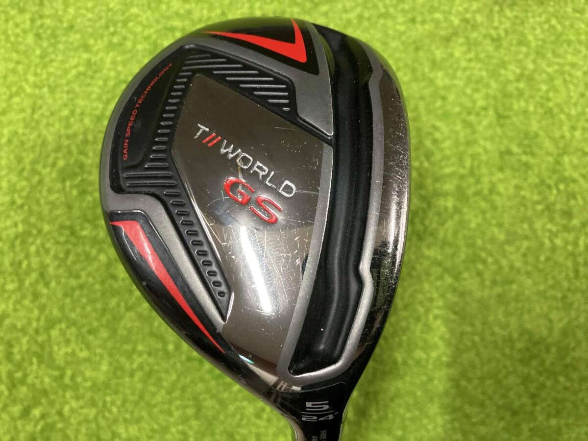 HONMA GOLF ホンマ TOUR WORLD GS SPEEDTUNED フレックスS ロフト角24 5番 ユーティリティ ヘッドカバー有り 7,088円