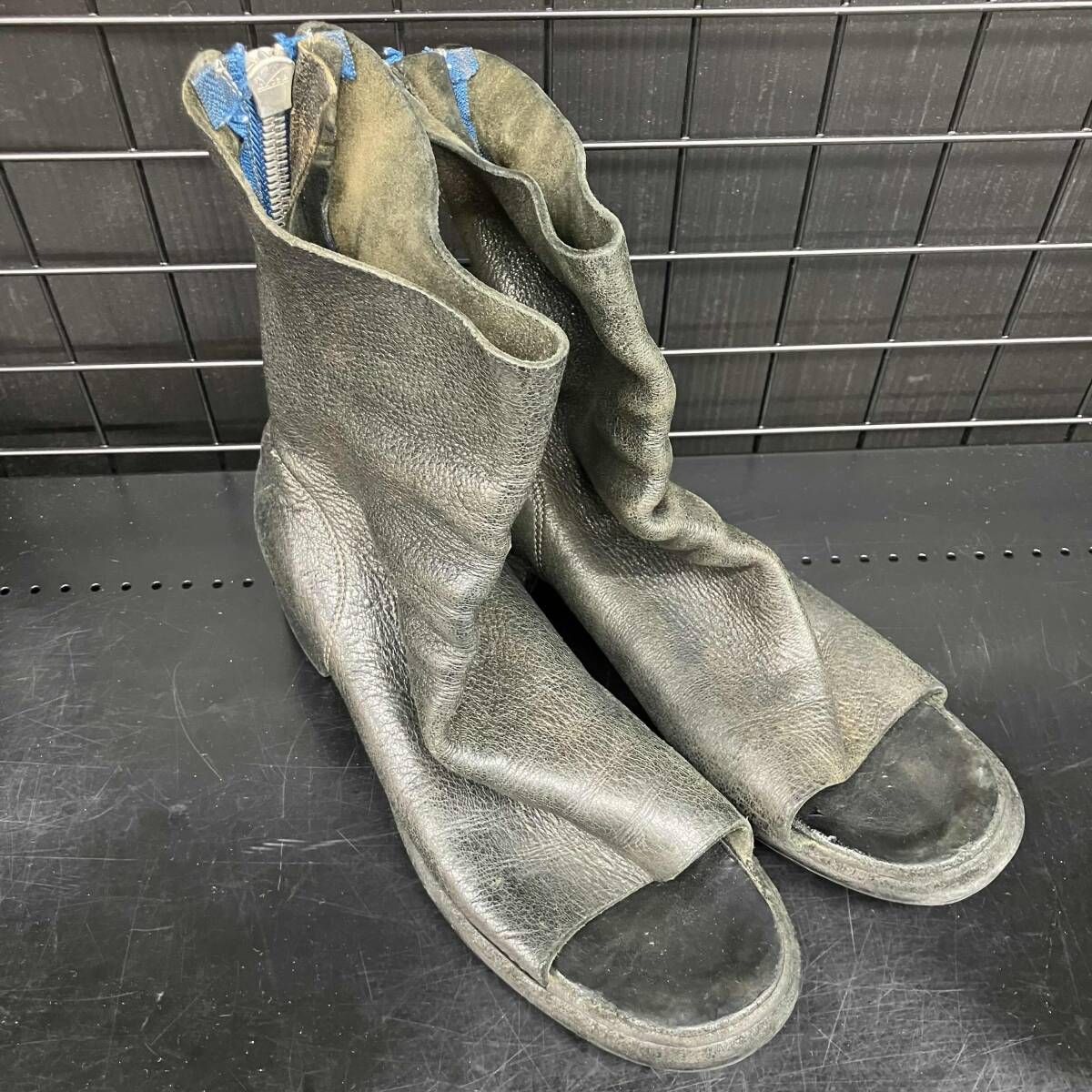 GUIDI 788C オープントゥ EU:41 サイズ:25.5 ブラック グイディ 60,896円
