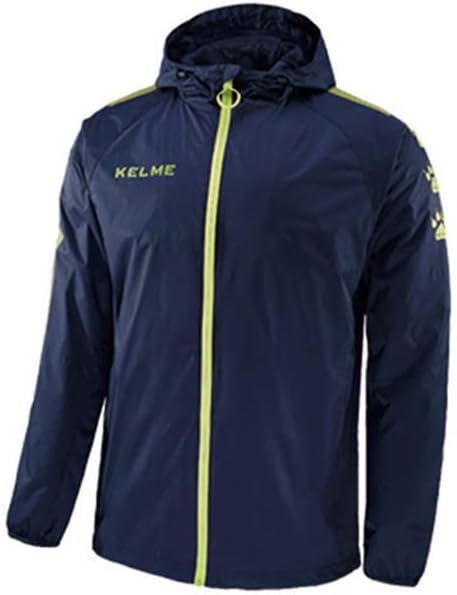 ケルメ(KELME) ジャケット ジュニアウィンドジャケット フットサル ウィンドジャケット ブルー/ネオンイエロー 3883211-4000