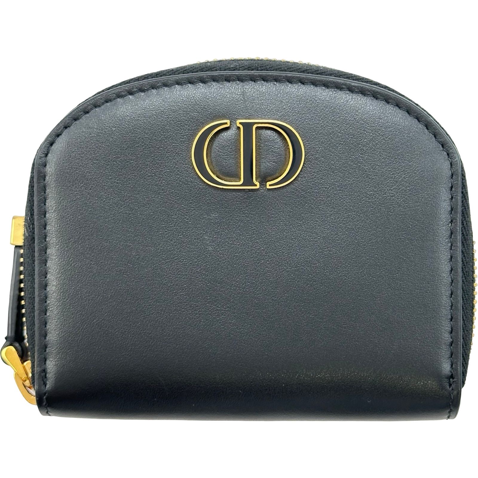 クリスチャン・ディオール Christian Dior 30モンテーニュコインケース S2193UQBE ブラック ゴールド金具 レザー レディース コインケース 40,300円