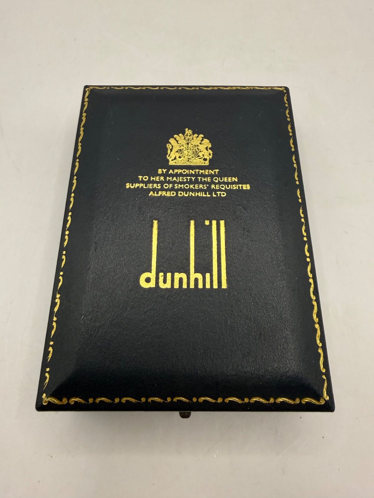 【ジャンク】dunhill ダンヒル ガスライター ゴールド イングランド製 ケース付