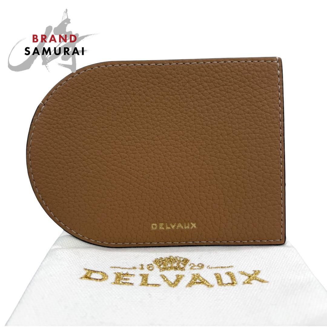 新品未使用 DELVAUX デルヴォー レザー パンチング ブラウン ホワイト レザー その他小物 レディース I2-00063 新品【中古】 26,981円