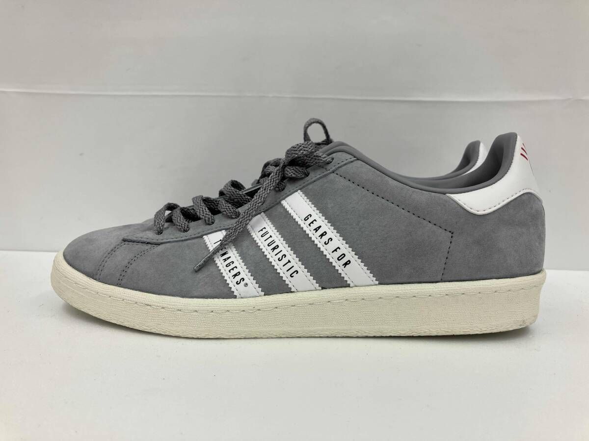 adidas×HUMAN MADE アディダス×ヒューマンメイド Campus キャンパス FY0733 スニーカー 28 ライトグレー ホワイト 通年