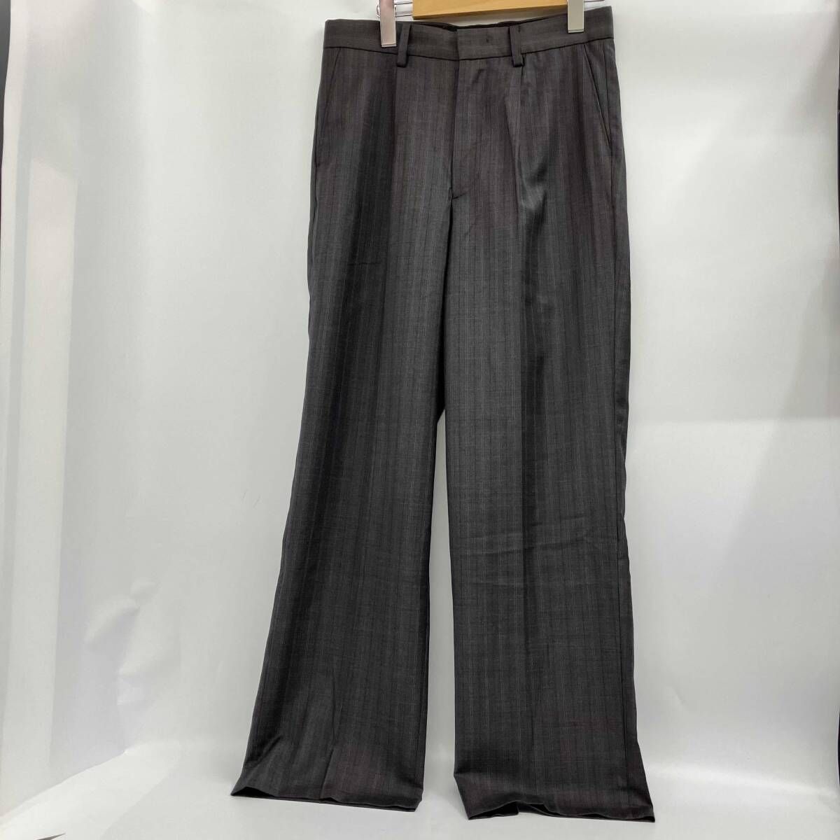 LORO PIANA × EDIFICE／ロロピアーナ×エディフィス／ロングパンツ／ストライプパンツ／サイズM／秋