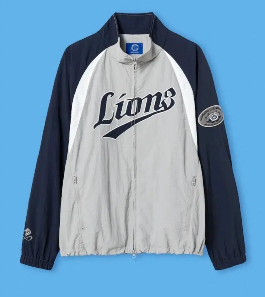 未開封 SAMSUNG LIONS 8seconds エイトセカンズ バイカラー ラグラン ジップアップ ジャケット グレー XL 25,582円
