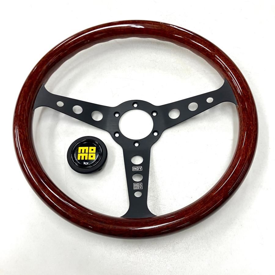 現品　INDY　モモボス用　ウッドステアリング 24,150円