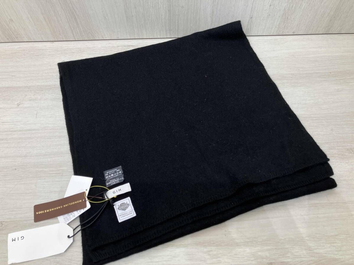 GIM ストール　マフラー　カシミヤ　ブラック　23502200 8,408円