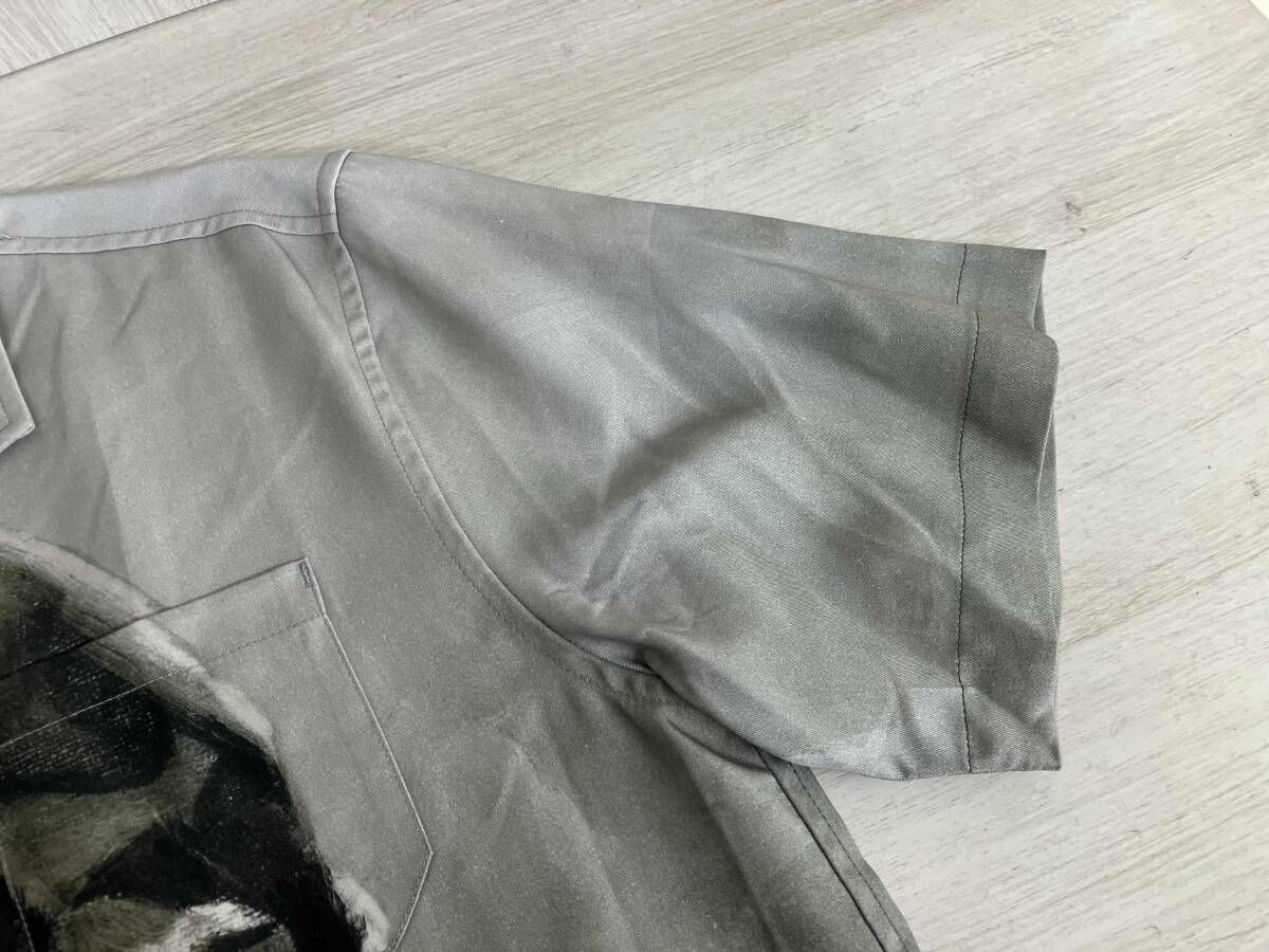 STAMPD スタンプド Van Gogh Camp Collar 25SS半袖シャツ スケルトン [M3817BD] グレー系グラデーション テンセル メンズ [XS]