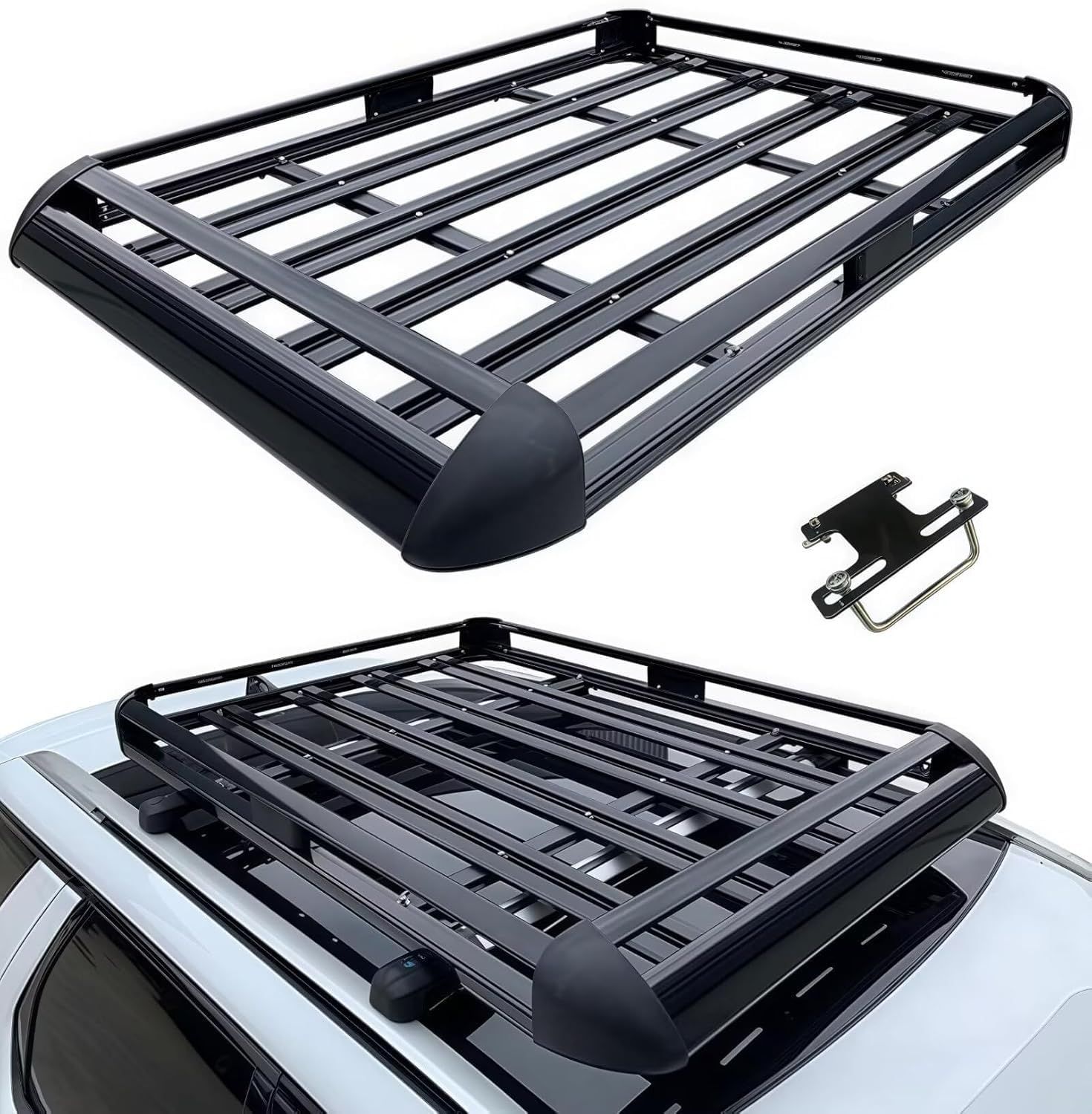 TUIYIDUO ルーフキャリア 160×100×12.5cm 耐荷重約100kg アルミ製 SUV キャンプ 日本語説明書付き 13,384円