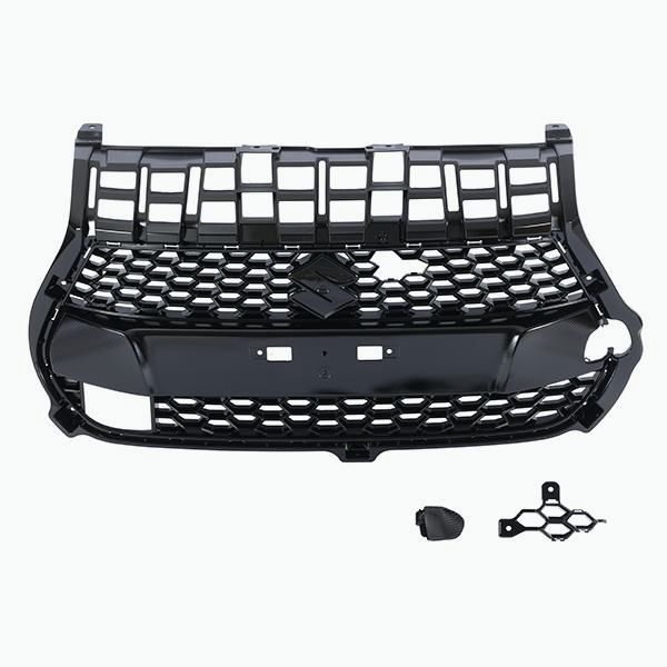【送料無料】スズキ純正 スイフトスポーツ ZC33S ファイナルエディション カメラ無用 グロスブラック フロントグリル グリルカバー 牽引フックカバー コード:57876